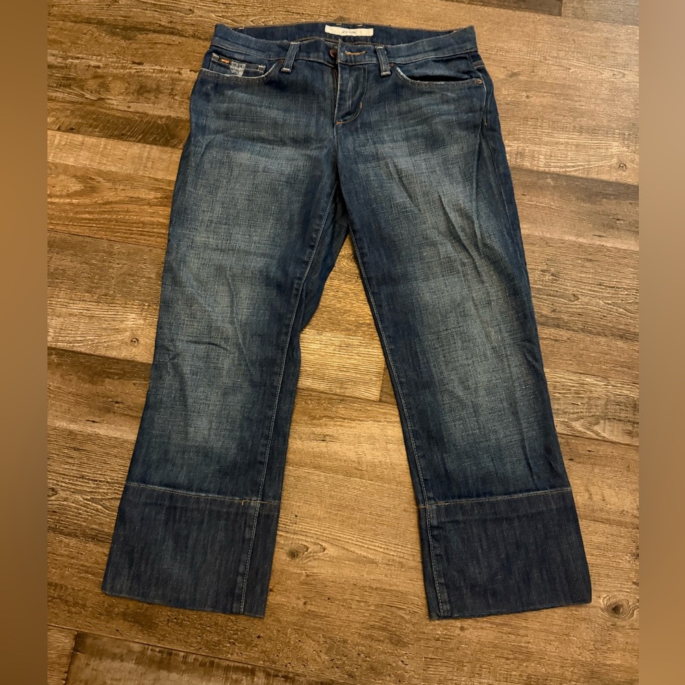 Joe's Jeans Dark Blue socialite crop jeans